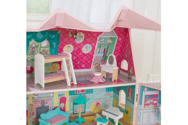 Een prachtig uitzicht vanaf de bovenste verdieping.