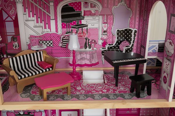 Het poppenhuis heeft prachtige details.