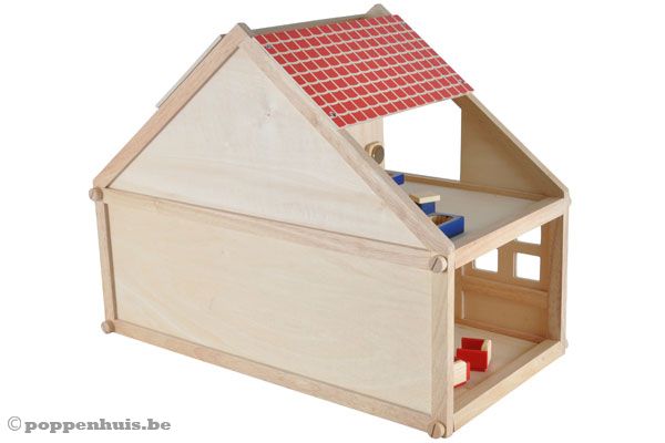 Gesloten achterkant.