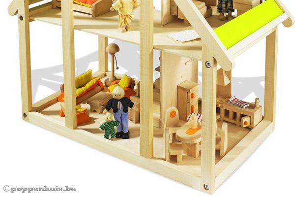 Inclusief meubilair en poppetjes.