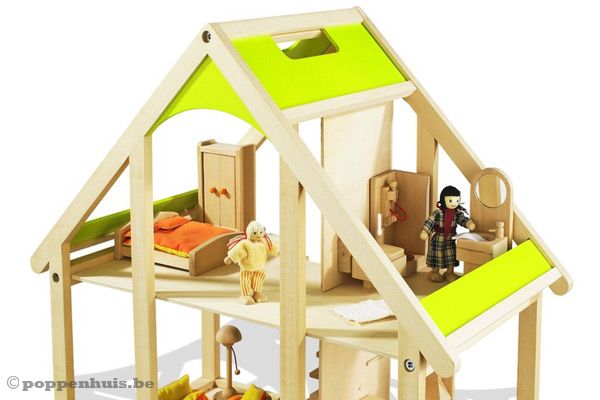 Open zolder met handige draaggreep.